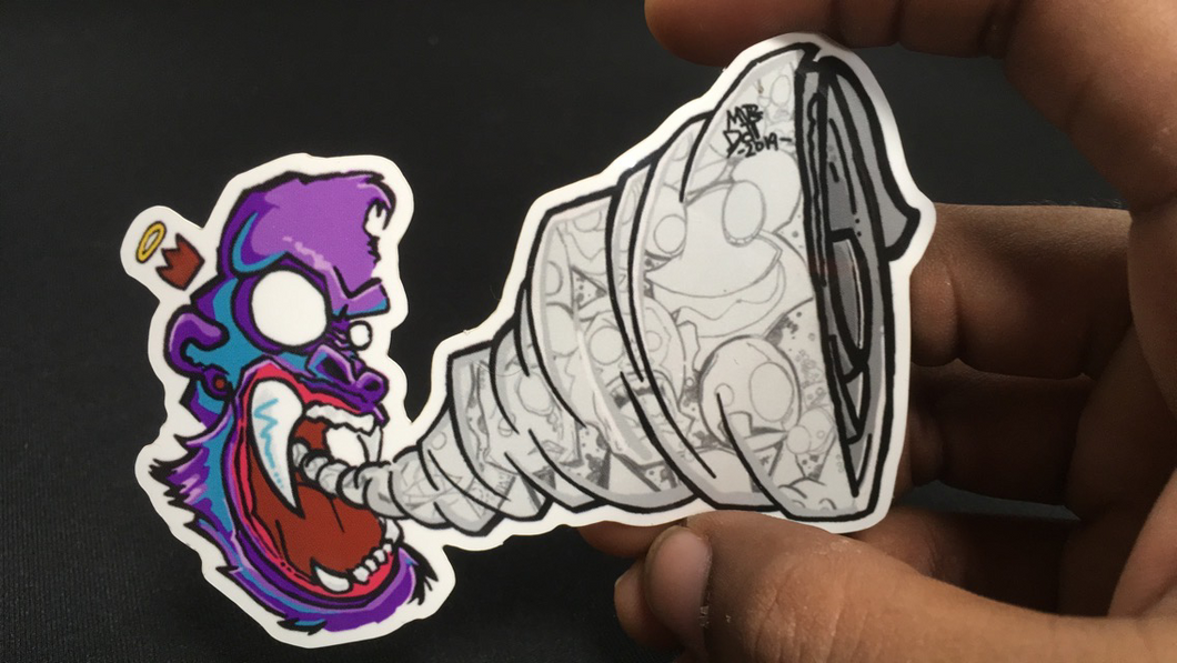 Angry Ape Sticker