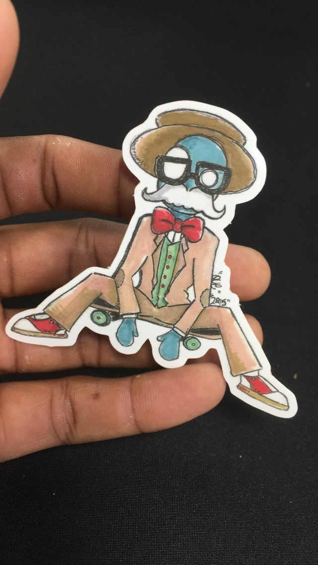 PePe' Chipolo Vintage Skate Sticker